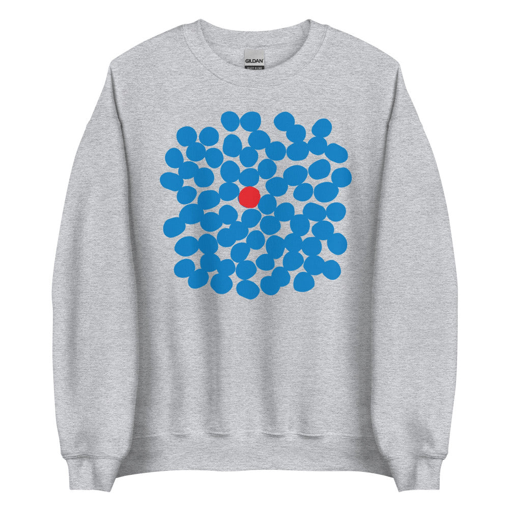 Red Pilled Sweatshirt - Sport Grey Color